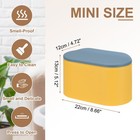 Mini Trash Cans  0 8 Gallon Press Type Small Desktop Trash Can  Yellow