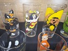 Vintage 1970s Charactor Collectable Glasses  Pepsi  A w  Burger King  Lot Of 7  
