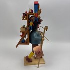 German Nutcracker  Holzkunst Christian Ulbricht   toy Peddler germany with Tag