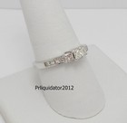 1ct Natural Diamond Solitaire Engagement Anniversary Wedding Ring 10k White Gold