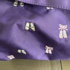Horizon Dance Small Ballet Duffle Bag Purple W pink Ballet Slipper Embroidery