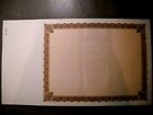 Vintage Blank Stock Certificate Goes  358 Cool Mancave Print Your Own Free Ship 