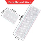 Breadboard  6pcs Bread Board  Breadboard Kit Includes 2pcs 830 Point   4pcs 400