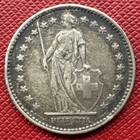 Switzerland 1920-b Silver 2 Francs  Km  21