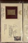 22kt Gold Replica United States Stamps First Day Of Issue Covers  140 Stamps 