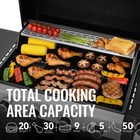 Royal Gourmet 4-burner Gas Grill With Side Burner 49 000 Btu For Outdoor black