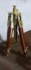 40 Inch Wooden Tripod Vintage Theater Stage Industrial Nautical Tripod Stand