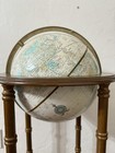 Vintage 12 Cram s Imperial World Globe Mercator Projection With Wood Stand