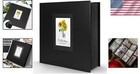 Photo Album 4x6 600 Photos  Leather Cover Extra Large Capacity Holds 600 Horizon