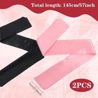 2 Pcs Soft Silk Blindfold For Adult Couples  Satin Blind Folds For Adult Play  A