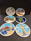 Coaster Set Tile Drink Coasters Ceramic Handmade Greece Set Of 6 Greek Vintage 