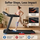 Robore P9 Folding Treadmill For Home 2 5hp  Brushless 7 5mph heart Rate Sensor