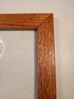 Vintage Solid Oak Handmade Wood Frame Fits 8  X 10 5  