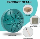 Rain Drum For Outside Garden Steel Tongue Drum Rain Chime Handpan Drum 6 Note Us