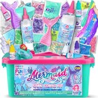 Mermaid Slime Kit For Girls - Diy Glitter Metallic Slime Making Set For Ages 8-1