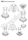 Sewing Pattern Cosplay  2   Size 30-40