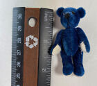 World Of Miniature Bears By Theresa Yang  253 Blue 2  Plush Bear No Writing