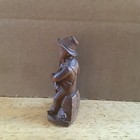 Hand Carved Wooden Germany Boy With Dog Vintage 5   