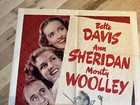 1942 One Sheet The Man Who Came To Dinner  Bette Davis Monty Wooley