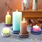 Candle Molds For Making  4pcs Cylinder Silicone Mold White