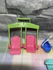 Vintage Fisher Price Loving Family Dollhouse Twin Baby Double Porch Swing Lot