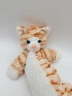 Melissa And Doug Longfellow Cat Plush Orange Tabby Kitten Striped Blue Eyes