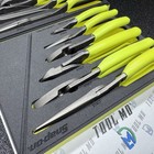 Snap-on Tools Usa New Hi Viz Yellow 12-piece Essential Pliers   Cutters Foam Set