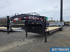 Delta Trailers 40 Ft Gooseneck 2 Carhauler Trailer New Flatben 36  4 Hotshot