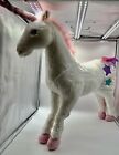 Melissa   Doug Giant Unicorn - Lifelike Plush Stuffed Animal  over 2 Feet Tall 