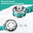 Rigging Ring Sling Rope  Arborist Rope 3 4   6  W  14600 Lbs 7-pocket Adjustment
