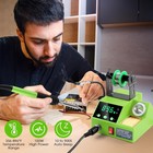 Soldering Station  100w Digital Display Soldering Iron Station Kit With 2 Hel   