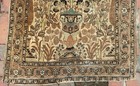Finely Knotted Directional Persian Rug Early 1900s