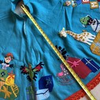 Old Lrg Handmade Felt   Sequin Vintage Christmas Tree Skirt Santa Detailed Rare