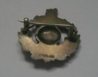 The Royal Marines  Silver  Enamel  Regimental   Lapel Badge- Sweetheart Brooch