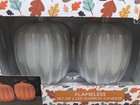 Mikasa Home Accents Flameless Led Pumpkin Wax Candles  New In Box 
