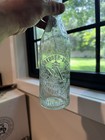 Anheuser Busch Baltimore Md Branch Rare Blown Aqua Crown Top Beer Bottle As-is