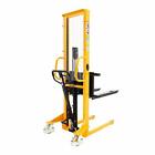 Apollolift 63  Manual Lift Stacker 1100lb W  Adjt  Forks Fixed Leg For Eu Pallet