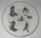Queens Little Miss Muffet Dish Set Bowl Plate   Cup  Rare Vintage