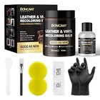 10 58oz Leather Recoloring Balm With Leather Sealer  Leather Color Brown