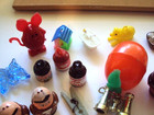 Vtg Gumball Charm Cracker Jack 60 s Hk Rares Htf Plastics   Vending Prizes Toys