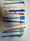 Vintage Cocktail Stirrers  Also Known As Swizzle Sticks Lot Of 61assorted