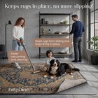Non Slip Rug Pad 3x5 Feet 4 25  Thick Felt Cushioned Rubber Gripper Pad For