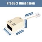 Phone Jack Splitter  In-line Dsl Splitter Filter For Phone Line  1 Pcs 