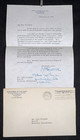 General And Statesman George C  Marshall Autograph Letter -  off To Pinehurst 