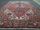 8 1 X 11 1 Antique Fine Veg Dye Serapi Heriz Vintage Ushak Turkish 