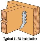 Simpson Strong Tie Lu28 2x8 20 Gauge Face Mount Joist Hangers - Quantity 50