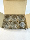 Set Of 6 Circleware Skull Vodka Shot Glass New 1 75oz Glass Heavy Halloween Bar