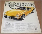 1978 British Triumph Spitfire Roadster Print Ad Car Advertisement Crown Royal