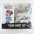 Disney Minnie Mouse Super Soft Twin Sheet Set 3 Piece Set Sheets   Pillow Case