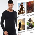 Compression Shirt Long Sleeve Cool Dry Workout Men Women Base Shirts For Fitness